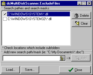 excludelist
